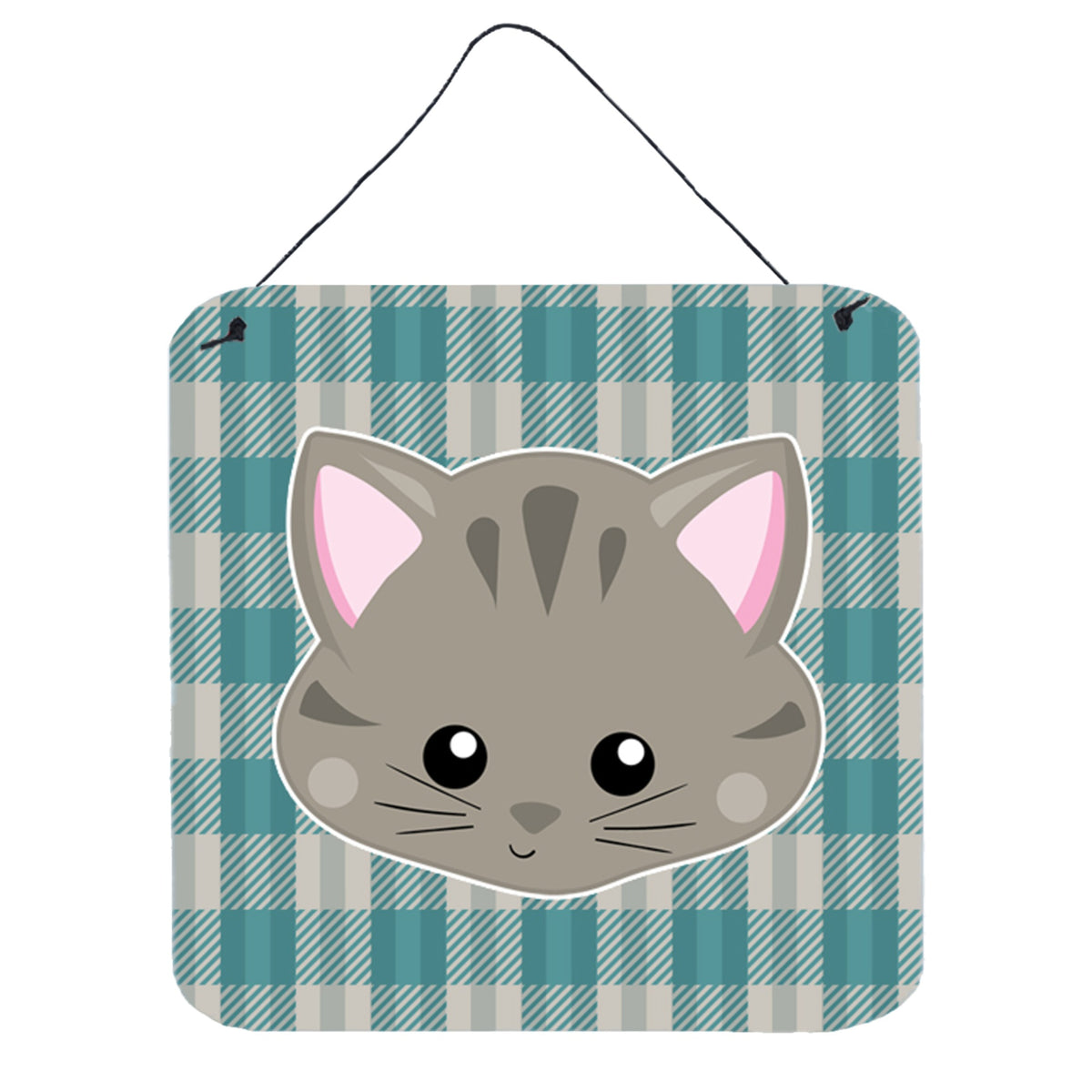 CarolineS Treasures Kitten Face Metal Print, 6 Inch  Inch  X 6 Inch  Inch , Multicolor