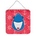 CarolineS Treasures Shark Wide Open Metal Print, 6 Inch  Inch  X 6 Inch  Inch , Multicolor