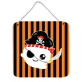 CarolineS Treasures Halloween Ghost Pirate Metal Print, 6 Inch  Inch  X 6 Inch  Inch , Multicolor