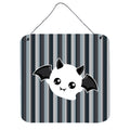 CarolineS Treasures Halloween Ghost Bat Metal Print, 6 Inch  Inch  X 6 Inch  Inch , Multicolor