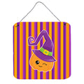 CarolineS Treasures Halloween Pumpkin Witch Metal Print, 6 Inch  Inch  X 6 Inch  Inch , Multicolor