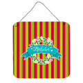 CarolineS Treasures Christmas Wreath Believe Metal Print, 6 Inch  Inch  X 6 Inch  Inch , Multicolor