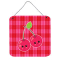 CarolineS Treasures Cherry Faces Metal Print, 6 Inch  Inch  X 6 Inch  Inch , Multicolor