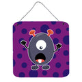 CarolineS Treasures Little Monster Grape Gordo Metal Print, 6 Inch  Inch  X 6 Inch  Inch , Multicolor