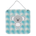 CarolineS Treasures Koala Bear Metal Print, 6 Inch  Inch  X 6 Inch  Inch , Multicolor