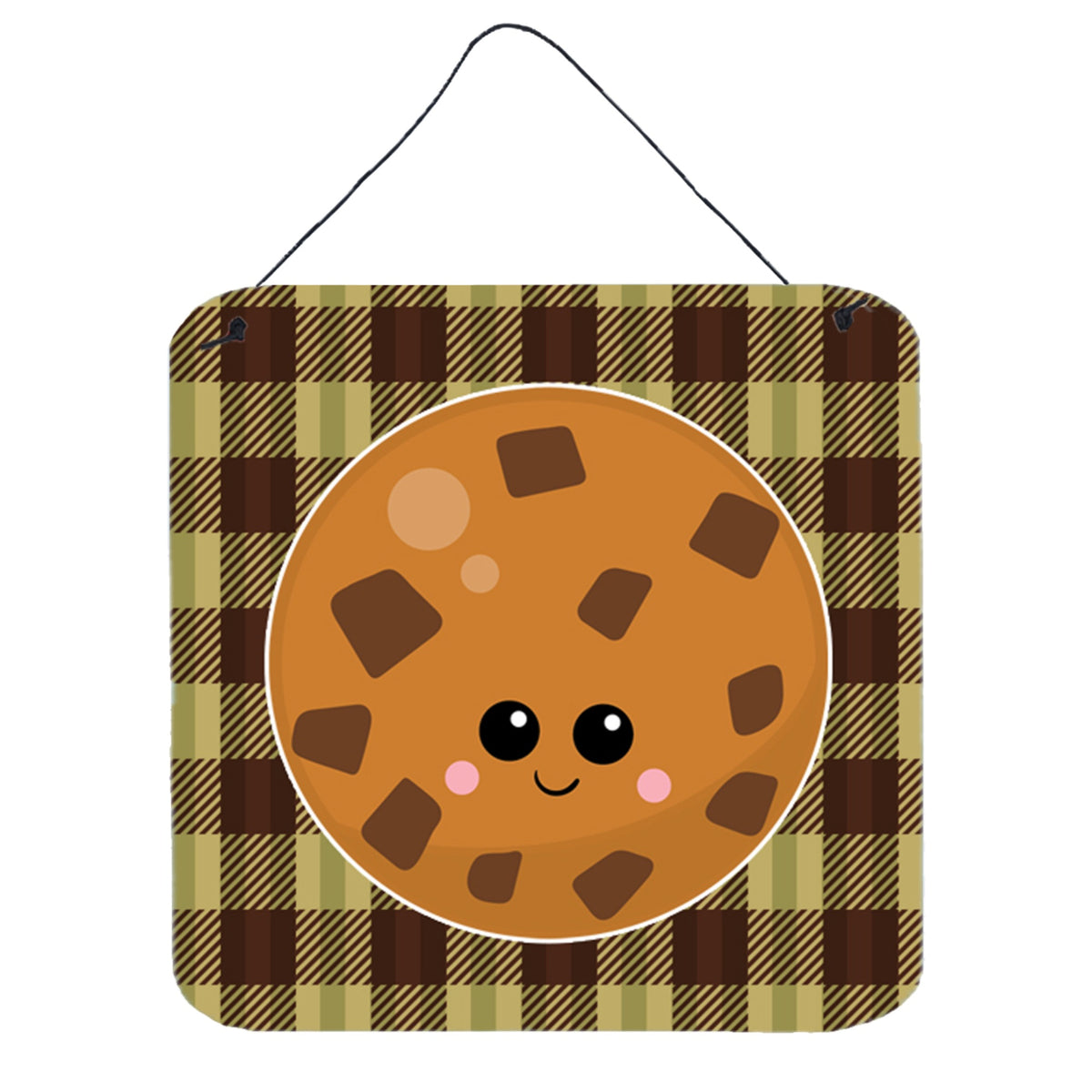 CarolineS Treasures Cookie Face Metal Print, 6 Inch  Inch  X 6 Inch  Inch , Multicolor