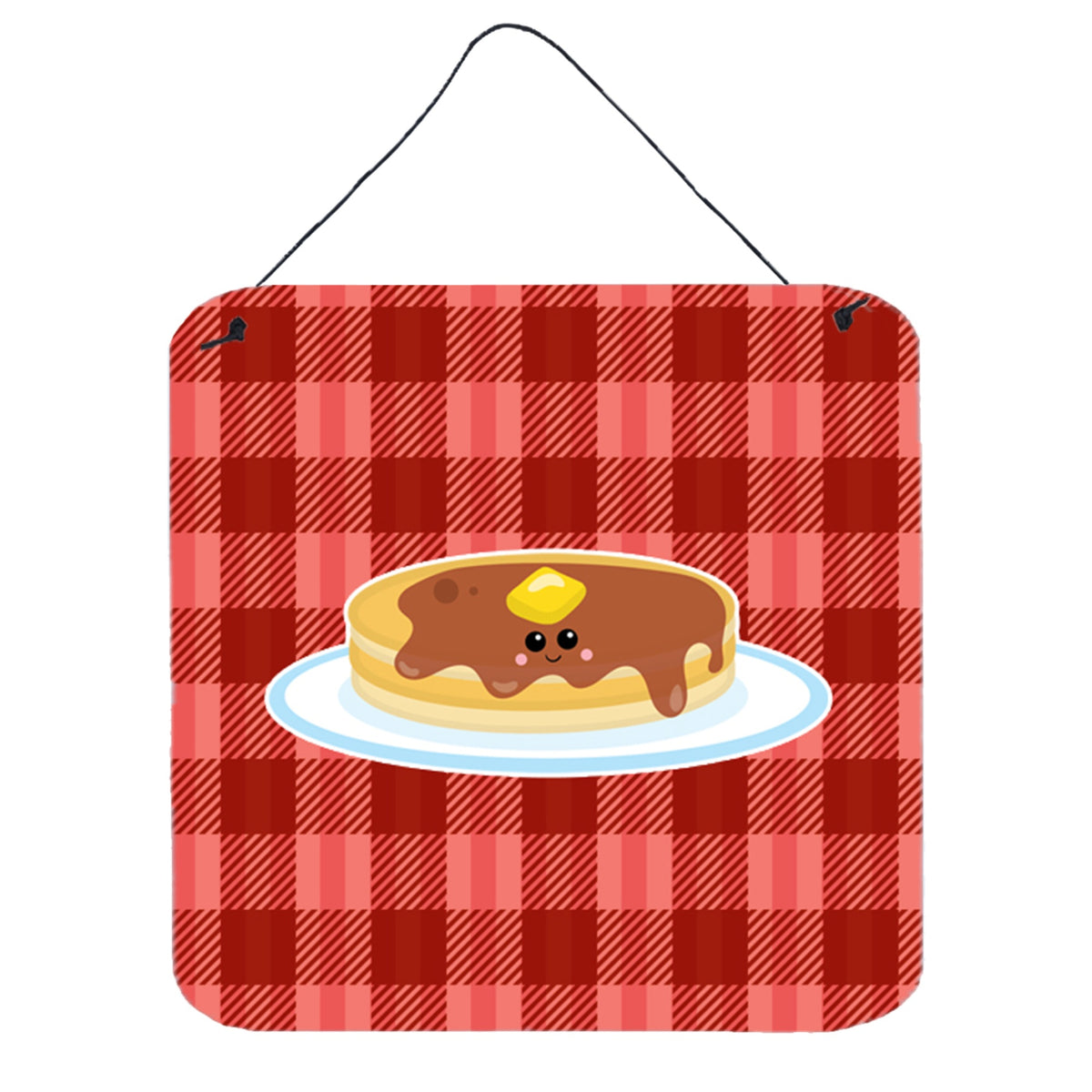 CarolineS Treasures Pancake Face Metal Print, 6 Inch  Inch  X 6 Inch  Inch , Multicolor