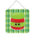 CarolineS Treasures Jelly Jar Face Metal Print, 6 Inch  Inch  X 6 Inch  Inch , Multicolor