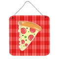 CarolineS Treasures Slice Of Pizza Metal Print, 6 Inch  Inch  X 6 Inch  Inch , Multicolor