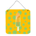 CarolineS Treasures Ice Pop Popcicle Orange Green Metal Print, 6 Inch  Inch  X 6 Inch  Inch , Multicolor