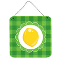 CarolineS Treasures Lemon Metal Print, 6 Inch  Inch  X 6 Inch  Inch , Multicolor