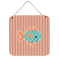 CarolineS Treasures Fish Metal Print, 6 Inch  Inch  X 6 Inch  Inch , Multicolor