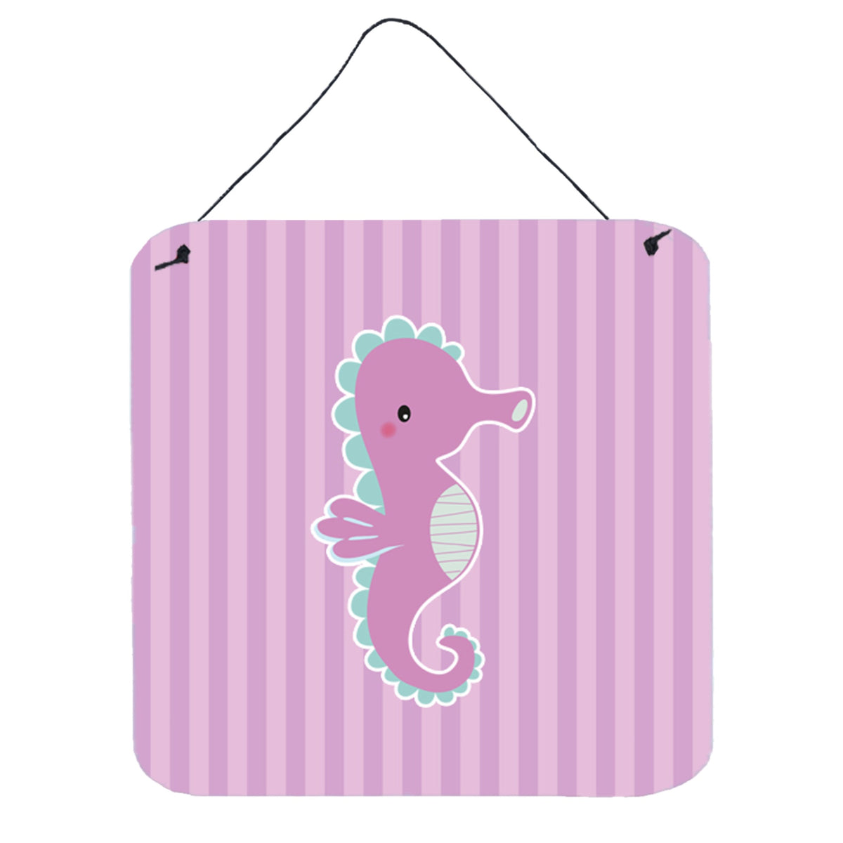 CarolineS Treasures Seahorse Metal Print, 6 Inch  Inch  X 6 Inch  Inch , Multicolor