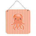 CarolineS Treasures Octopus Metal Print, 6 Inch  Inch  X 6 Inch  Inch , Multicolor