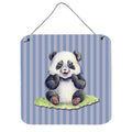 CarolineS Treasures Panda Bear Metal Print, 6 Inch  Inch  X 6 Inch  Inch , Multicolor