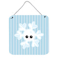 CarolineS Treasures Weather Snowflake Face Metal Print, 6 Inch  Inch  X 6 Inch  Inch , Multicolor