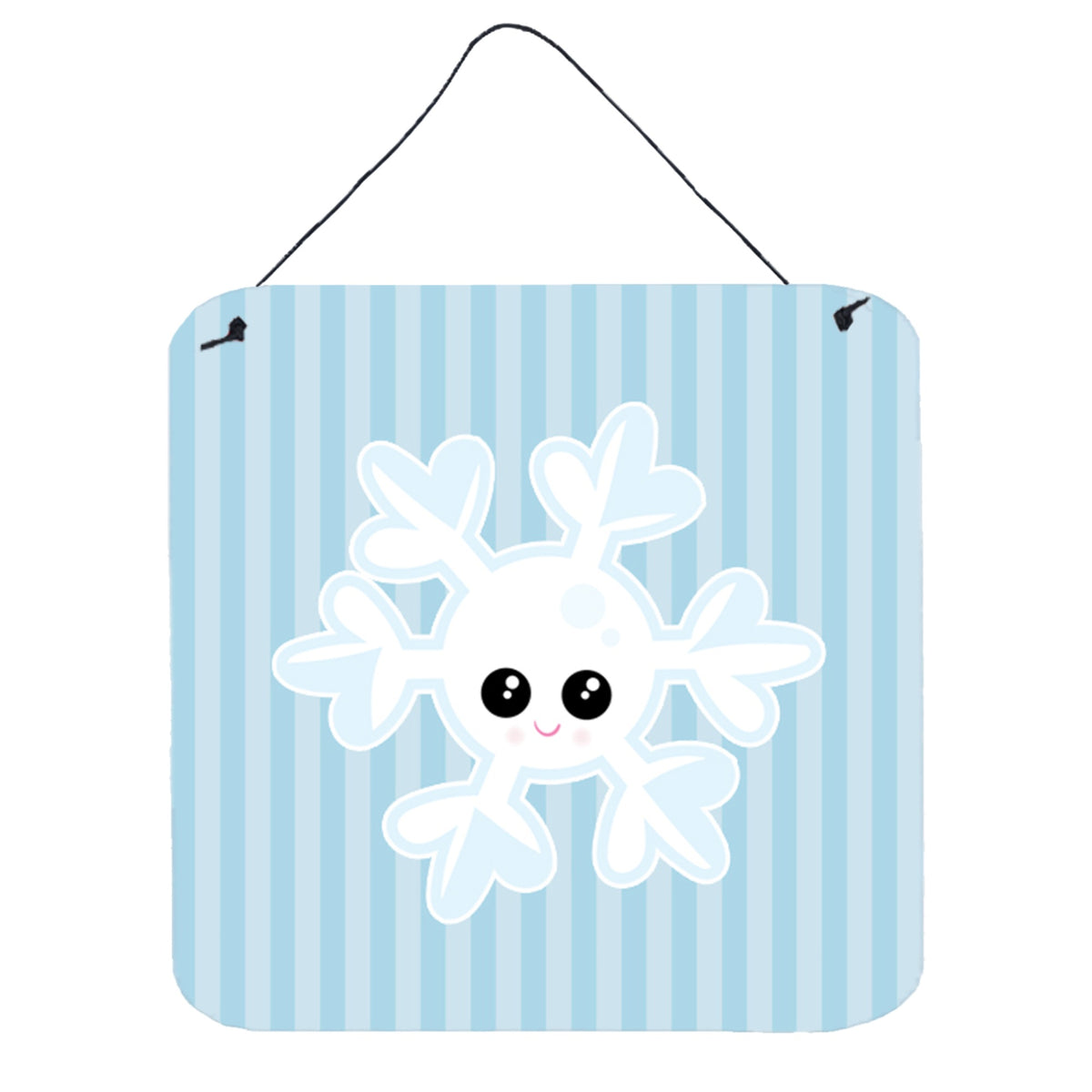 CarolineS Treasures Weather Snowflake Face Metal Print, 6 Inch  Inch  X 6 Inch  Inch , Multicolor