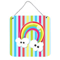 CarolineS Treasures Weather Rainbow Face Metal Print, 6 Inch  Inch  X 6 Inch  Inch , Multicolor