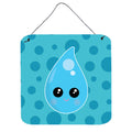 CarolineS Treasures Weather Rain Drop Face Metal Print, 6 Inch  Inch  X 6 Inch  Inch , Multicolor