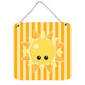CarolineS Treasures Weather Sunshine Face Metal Print, 6 Inch  Inch  X 6 Inch  Inch , Multicolor