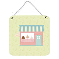 CarolineS Treasures Bake Shoppe On Green Metal Print, 6H X 6W, Multicolor