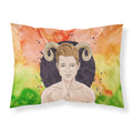 Caroline'S Treasures Aries Zodiac Sign Pillowcase Standard Multicolor