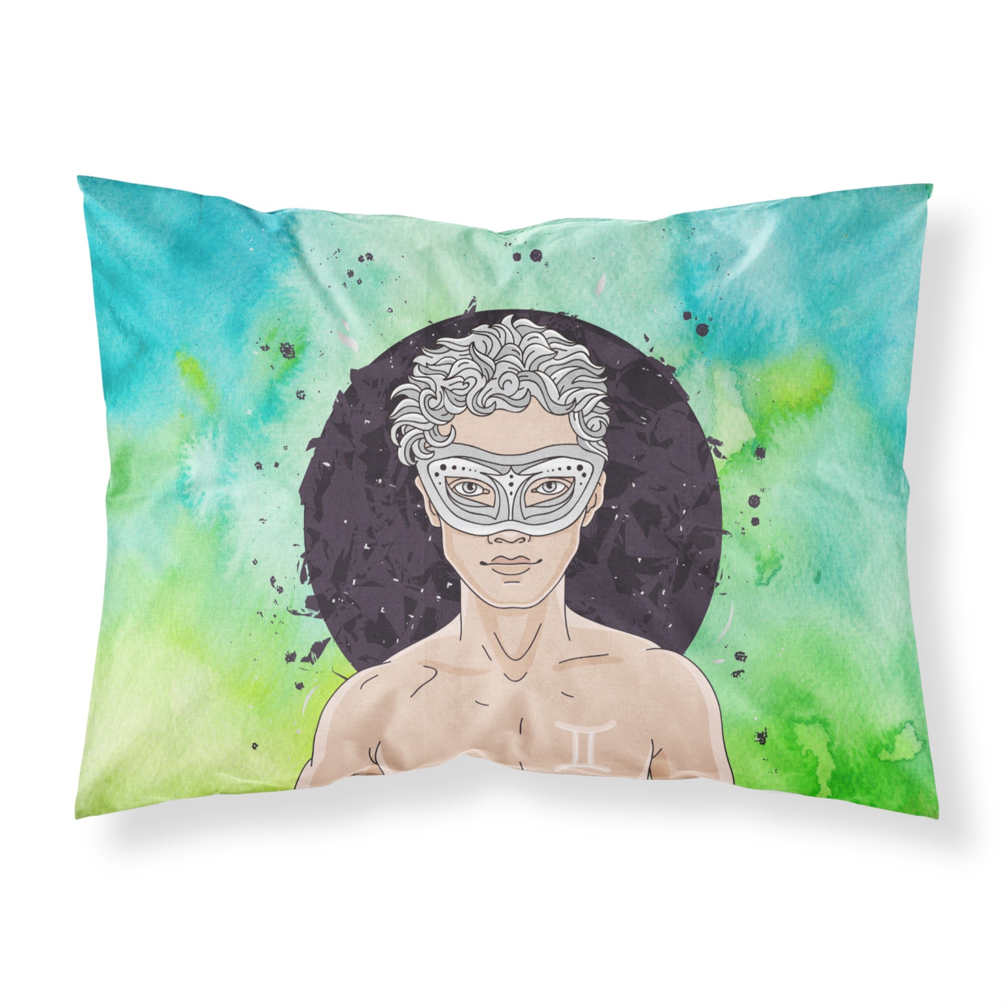 Caroline'S Treasures Gemini Zodiac Sign Pillowcase Standard Multicolor