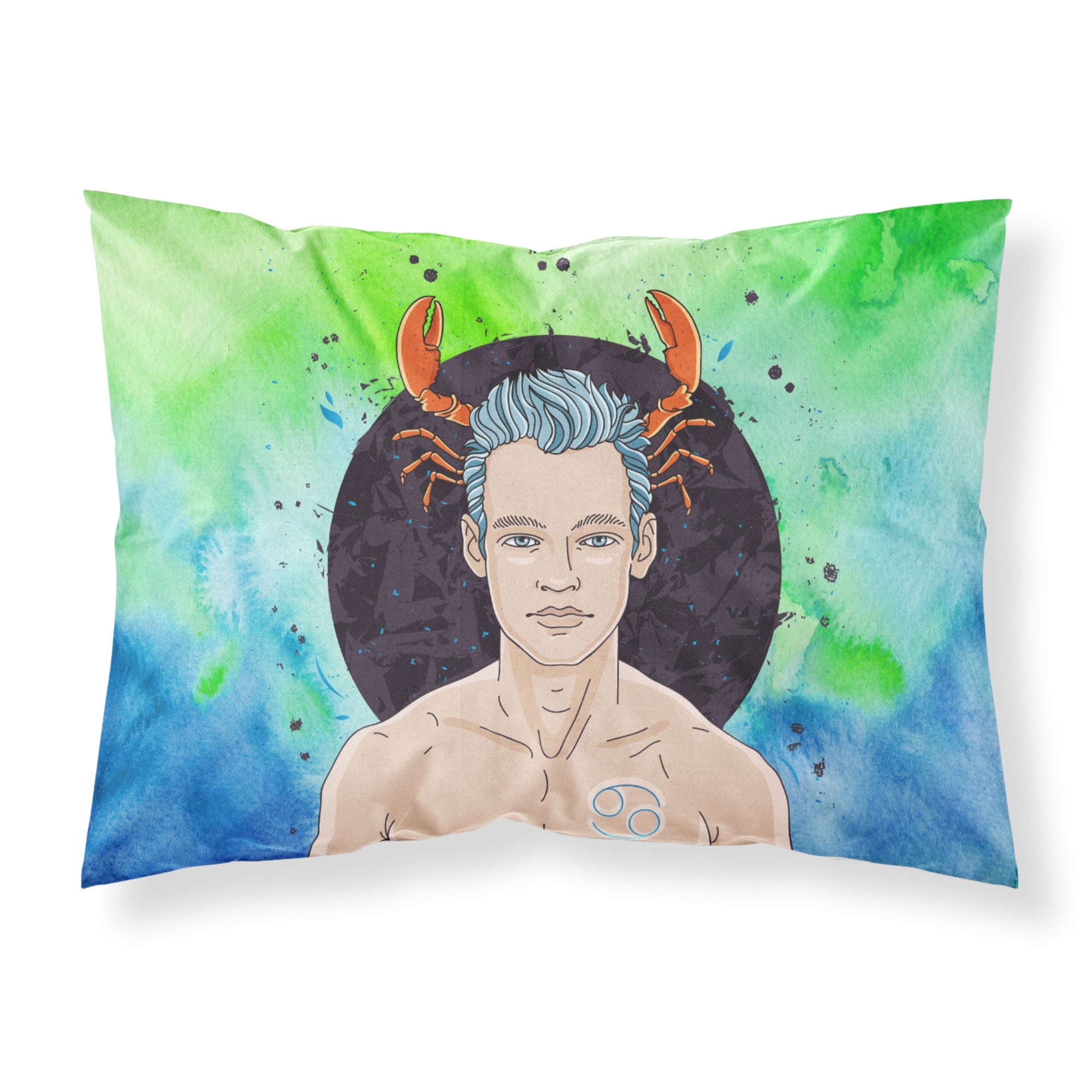 Caroline'S Treasures Cancer Zodiac Sign Pillowcase Standard Multicolor