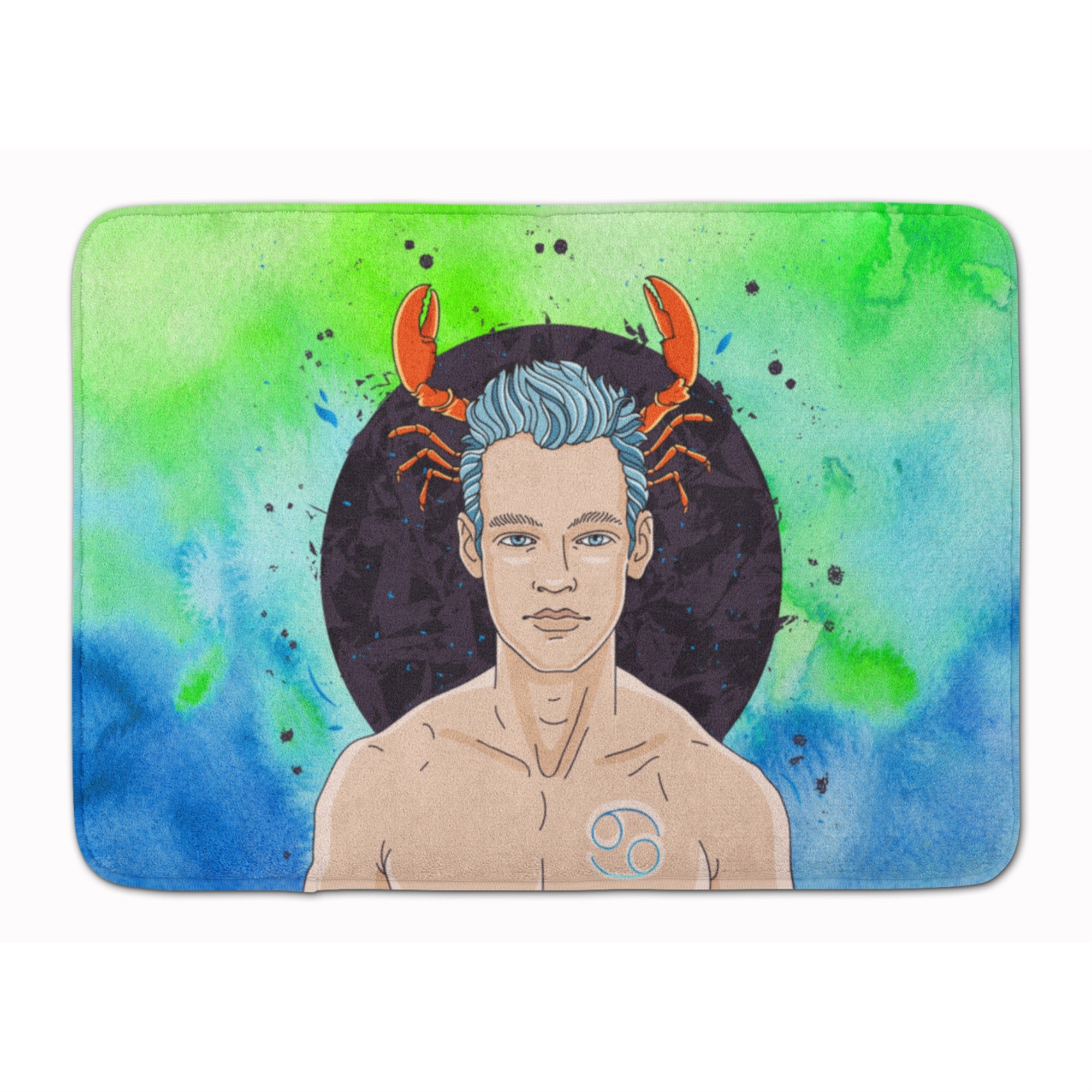 Carolines Treasures Cancer Zodiac Sign Floor Mat, 19H x 27W, Multicolor