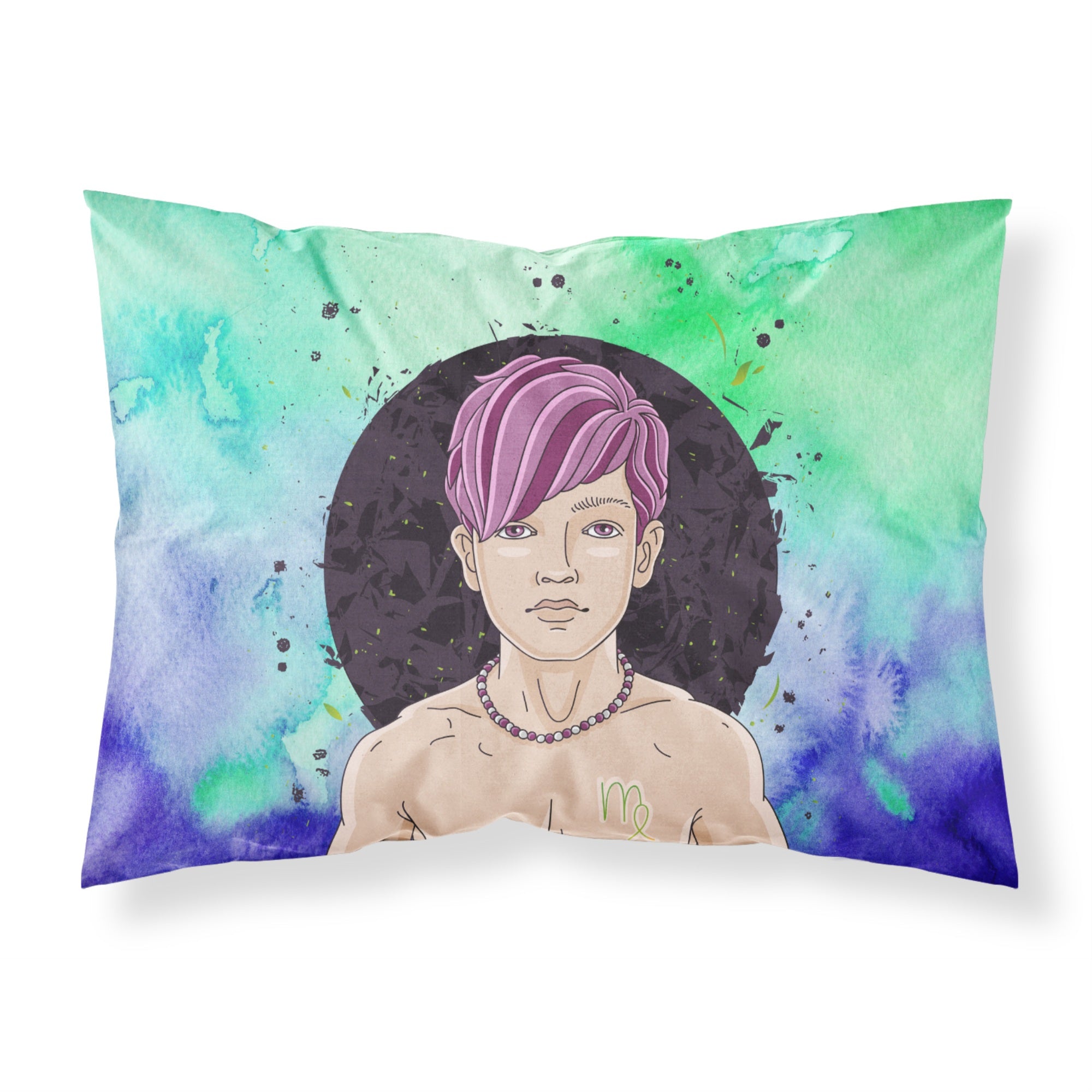 'Caroline'S Treasures Virgo Zodiac Sign Pillowcase, Standard, Multicolor'