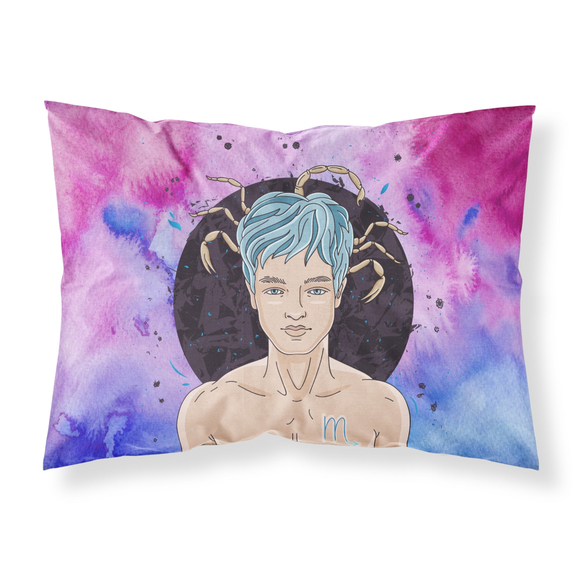 'Caroline'S Treasures Scorpio Zodiac Sign Pillowcase, Standard, Multicolor'