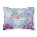 'Caroline'S Treasures Elephant Bathing Watercolor Pillowcase, Standard, Multicolor'