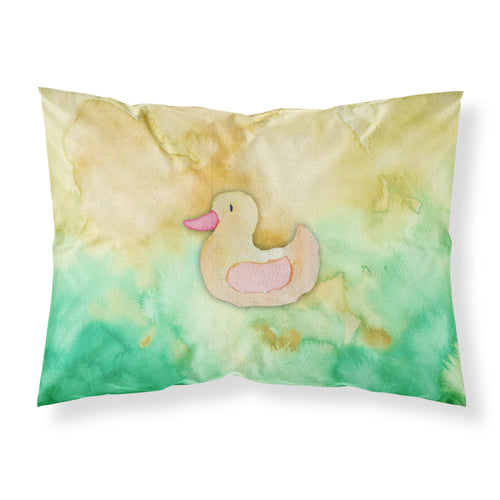 'Caroline'S Treasures Rubber Duckie Watercolor Pillowcase, Standard, Multicolor'