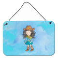 CarolineS Treasures Cowgirl Watercolor Metal Print, 8 Inch  Inch H X 12 Inch  Inch W, Multicolor