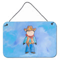 CarolineS Treasures Cowboy Watercolor Metal Print, 8 Inch  Inch H X 12 Inch  Inch W, Multicolor