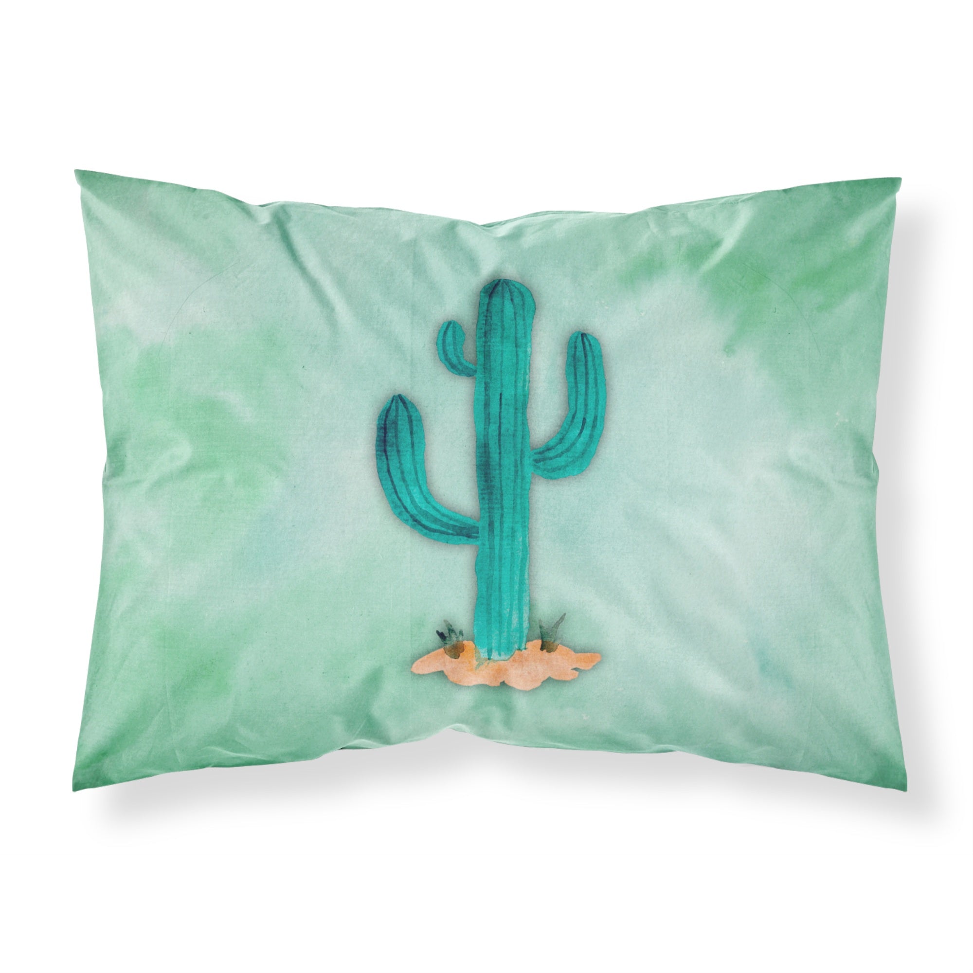 'Caroline'S Treasures Western Cactus Watercolor Printed, Polyester, 250 Thread Count, Envelope Closure Pillowcase, Standard, Mu