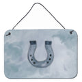 CarolineS Treasures Horseshoe Watercolor Metal Print, 8 Inch  Inch H X 12 Inch  Inch W, Multicolor