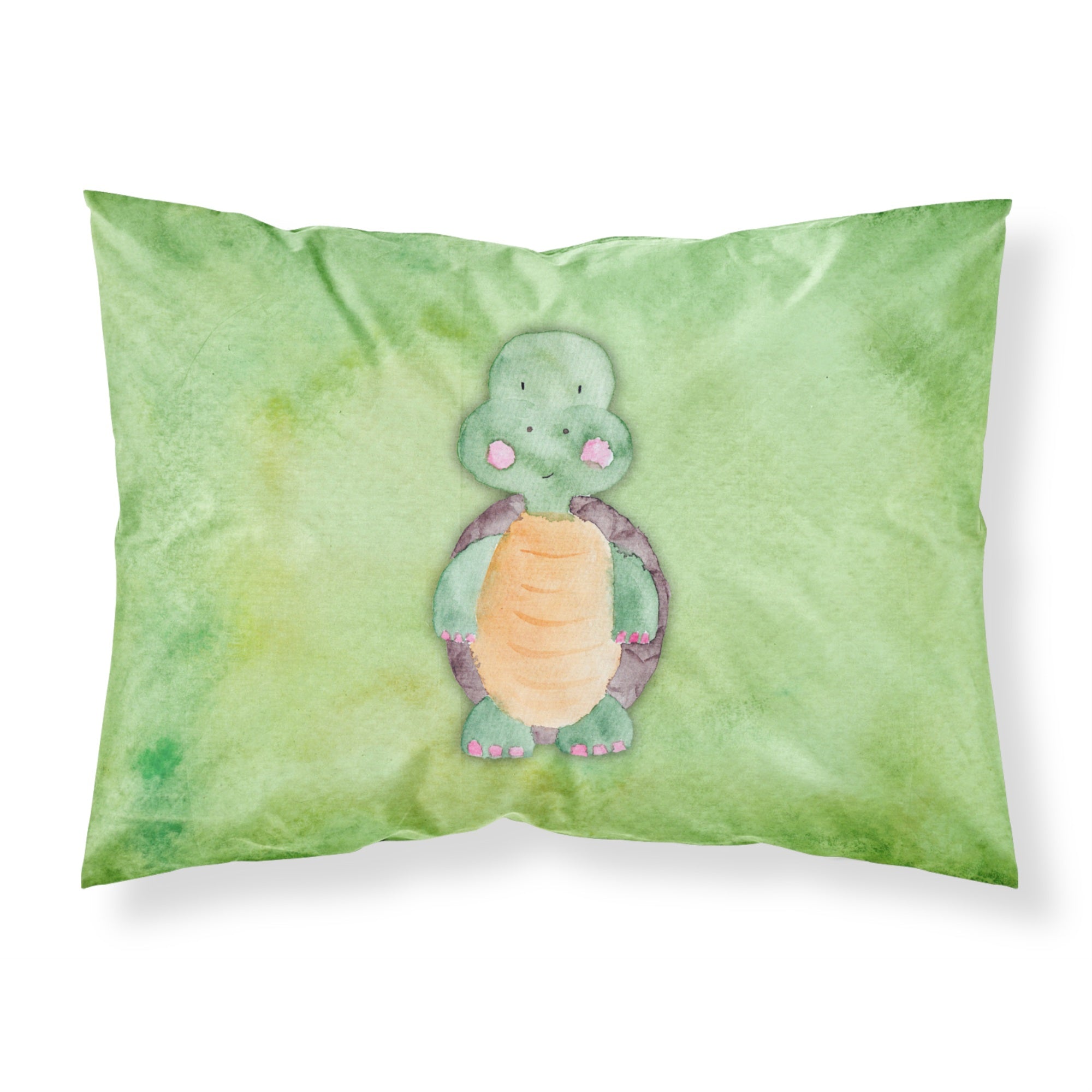 'Caroline'S Treasures Turtle Watercolor Pillowcase, Standard, Multicolor'