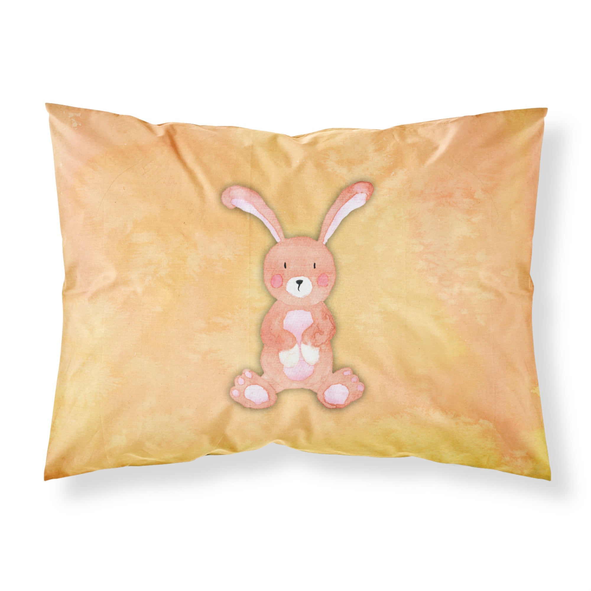 'Caroline'S Treasures Rabbit Watercolor Pillowcase, Standard, Multicolor'