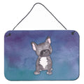 CarolineS Treasures French Bulldog Watercolor Metal Print, 8 Inch  Inch H X 12 Inch  Inch W, Multicolor