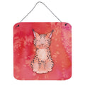 CarolineS Treasures Lynx Watercolor Metal Print, 6 Inch  Inch  X 6 Inch  Inch , Multicolor