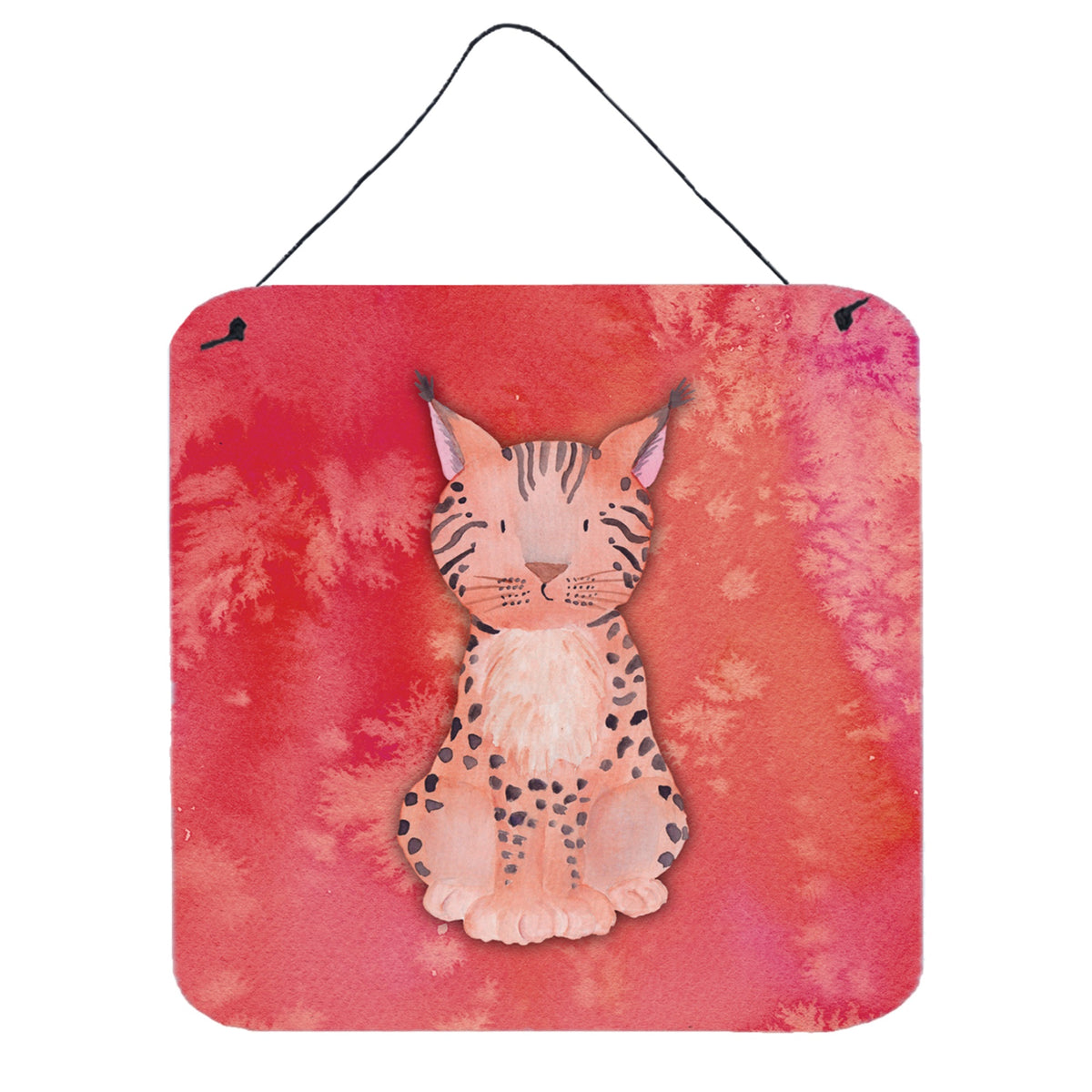 CarolineS Treasures Lynx Watercolor Metal Print, 6 Inch  Inch  X 6 Inch  Inch , Multicolor