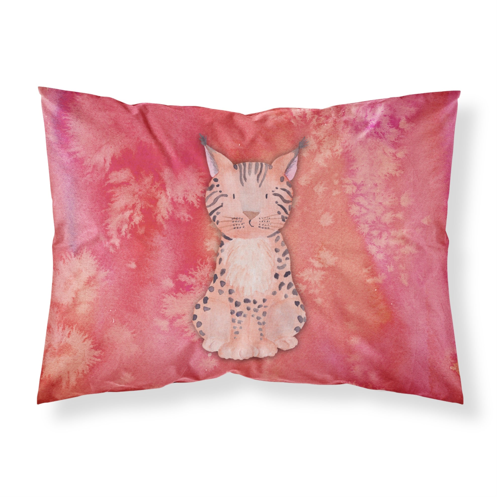 Caroline'S Treasures Lynx Watercolor Pillowcase Standard Multicolor