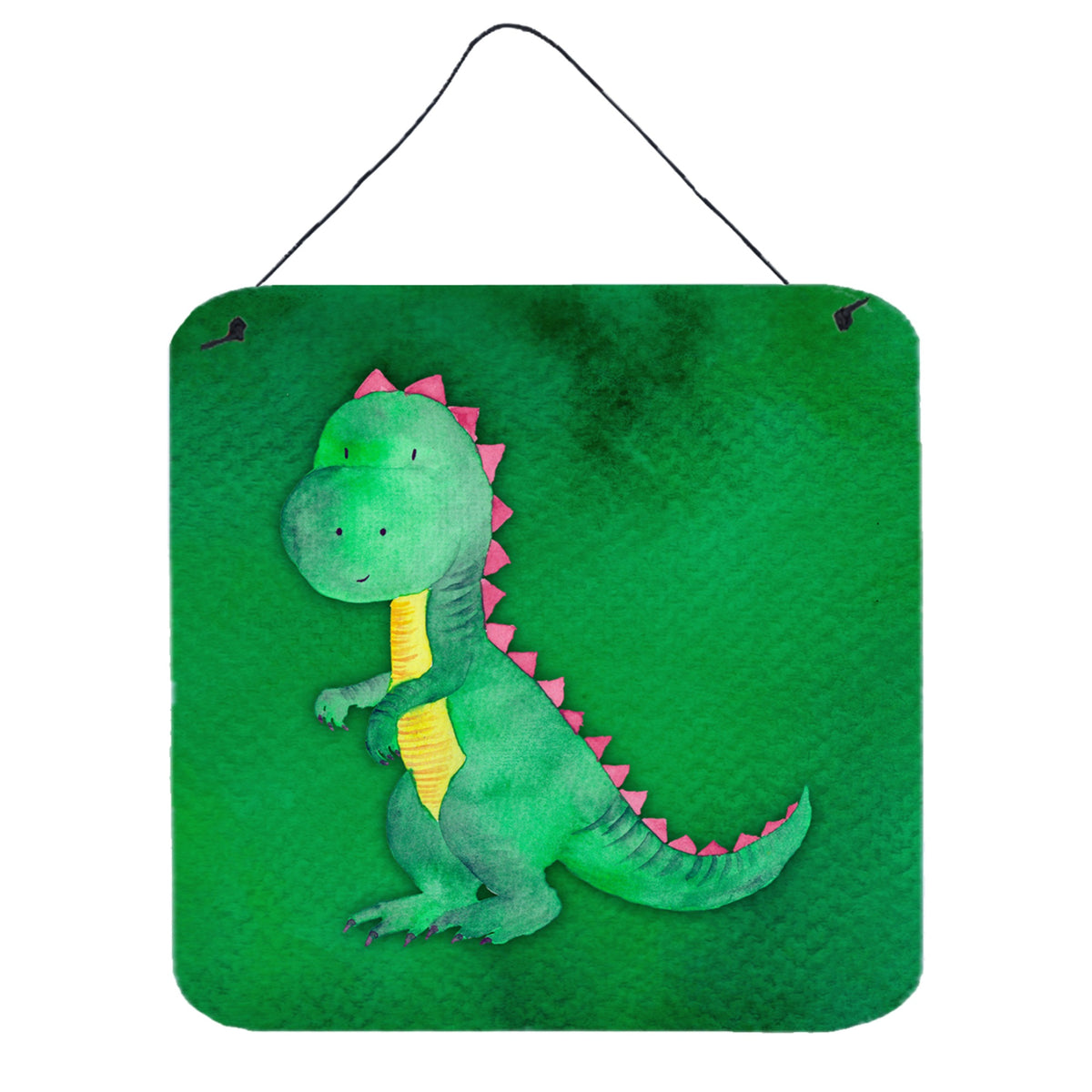 CarolineS Treasures Tyrannosaurus Rex Watercolor Metal Print, 6 Inch  Inch  X 6 Inch  Inch , Multicolor