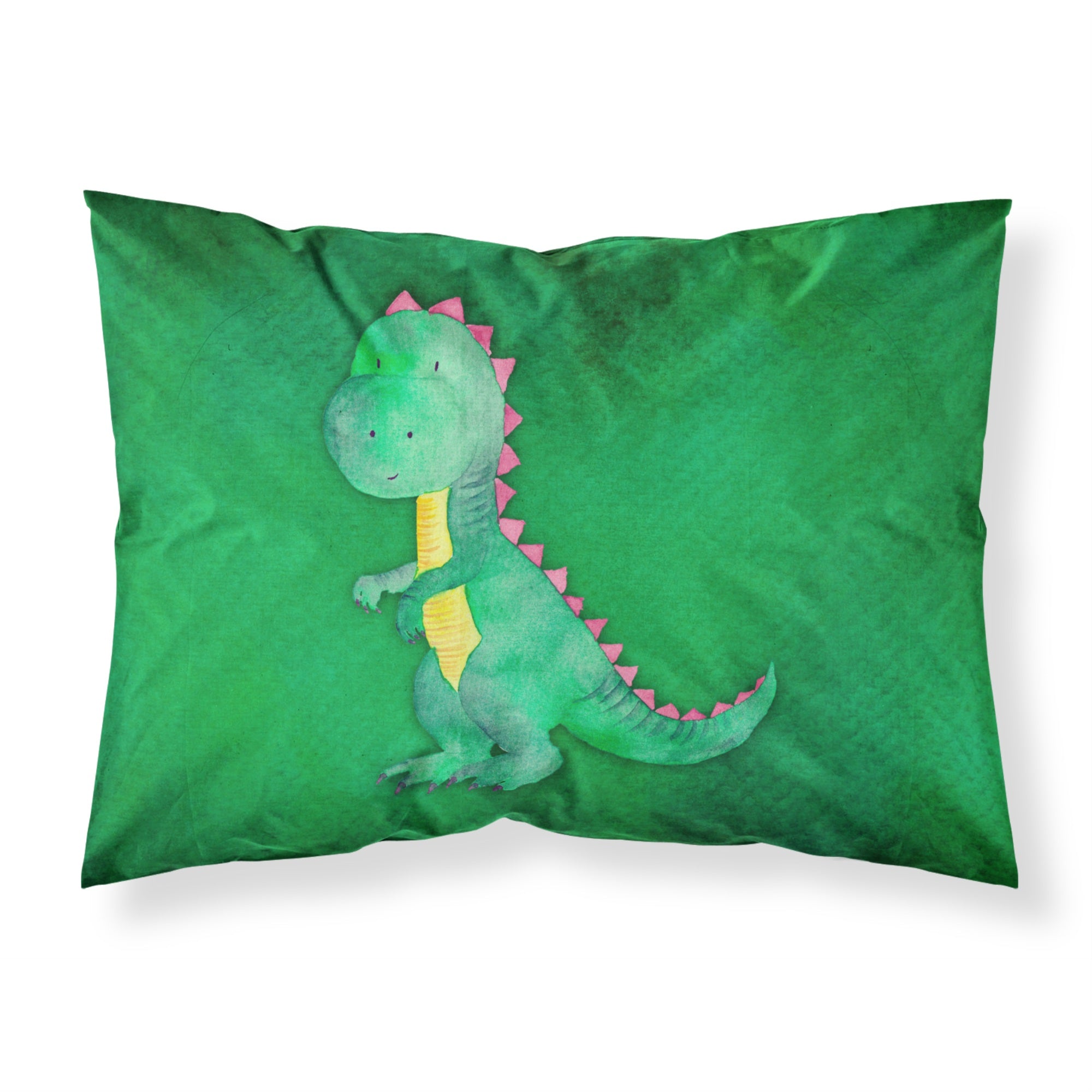'Caroline'S Treasures Tyrannosaurus Rex Watercolor Printed, Polyester, 250 Thread Count, Envelope Closure Pillowcase, Standard,