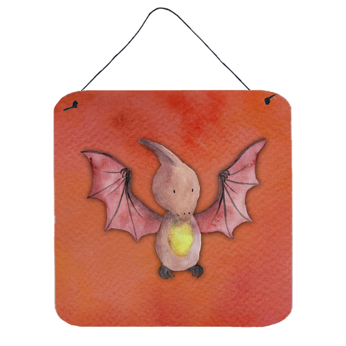 CarolineS Treasures Pterodactyl Watercolor Metal Print, 6 Inch  Inch  X 6 Inch  Inch , Multicolor