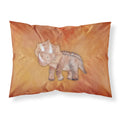 'Caroline'S Treasures Triceratops Watercolor Pillowcase, Standard, Multicolor'