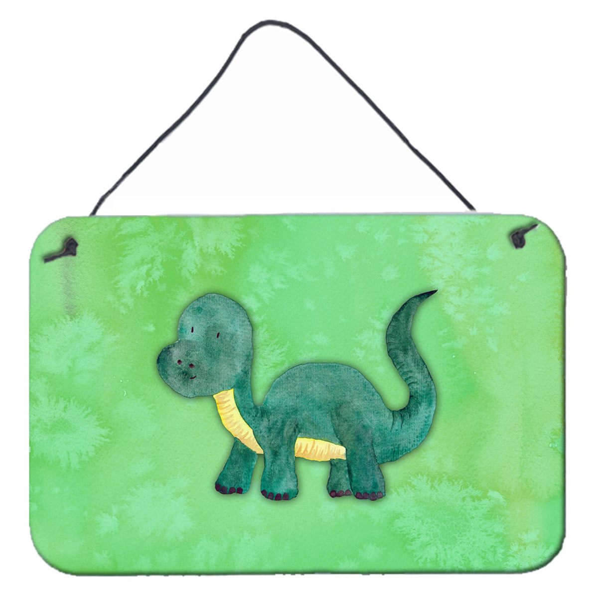 CarolineS Treasures Brontosaurus Watercolor Metal Print, 8 Inch  Inch  X 12 Inch  Inch , Multicolor