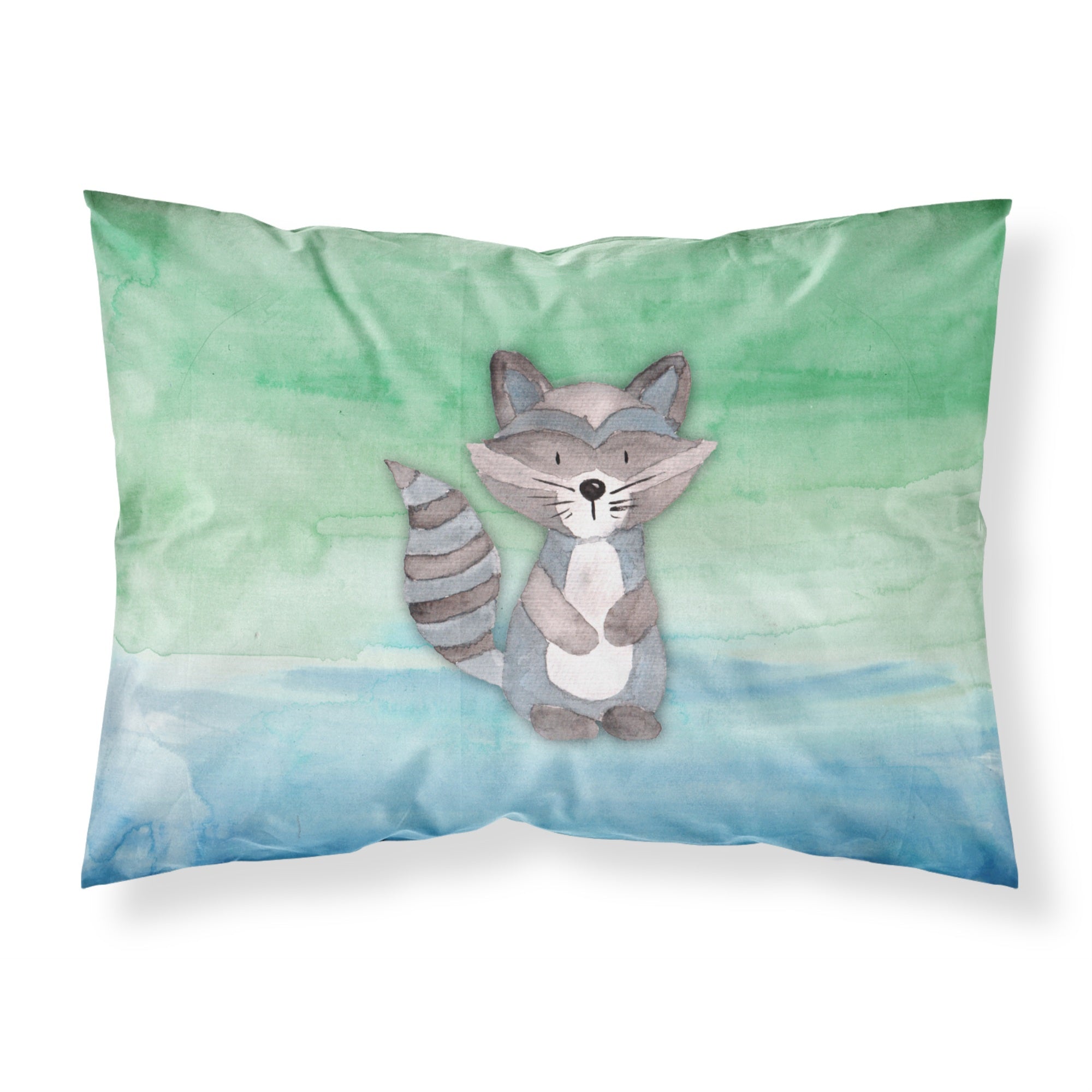 'Caroline'S Treasures Raccoon Watercolor Pillowcase, Standard, Multicolor'