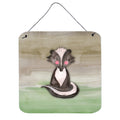 CarolineS Treasures Badger Watercolor Metal Print, 6 Inch  Inch  X 6 Inch  Inch , Multicolor